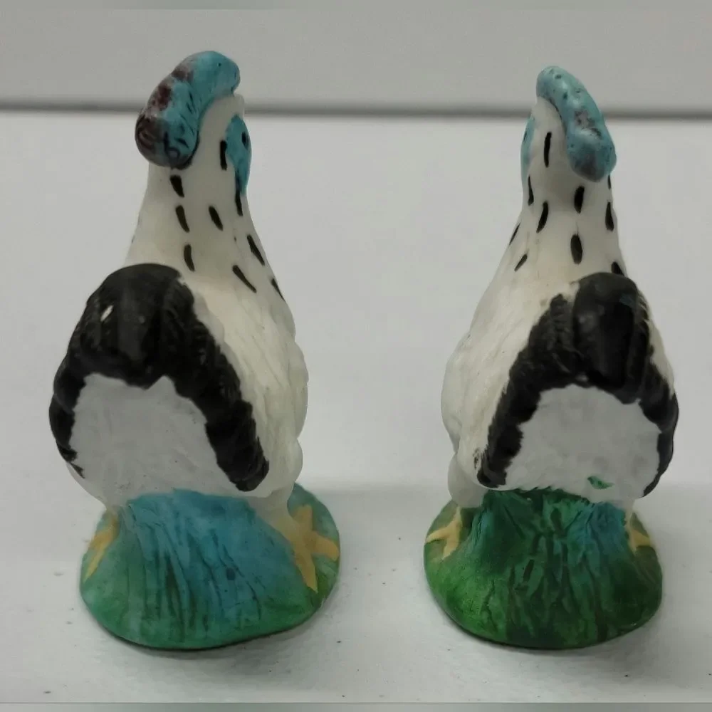 Vintage Porcelain Chicken Salt And Pepper Set Japan Very Old